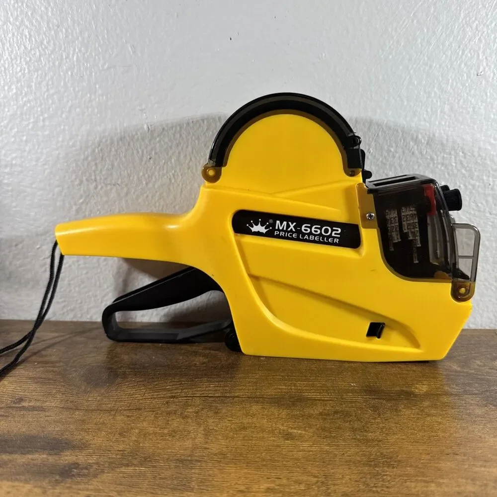 Crown MX-6602 Retail Price Marker Handheld Pricing Gun for Cash/Credit Card